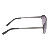 Fastrack M191BK4 Rectangle Polarized Sunglasses Size - 59 Silver / Grey