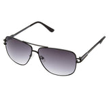 Fastrack M197BK4 Rectangle Polarized Sunglasses Size - 57 Black / Black