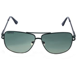 Fastrack M197GR2 Rectangle Sunglasses Size - 58 Green / Green