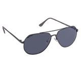 Fastrack M198SL5 Aviator Sunglasses Black / Silver