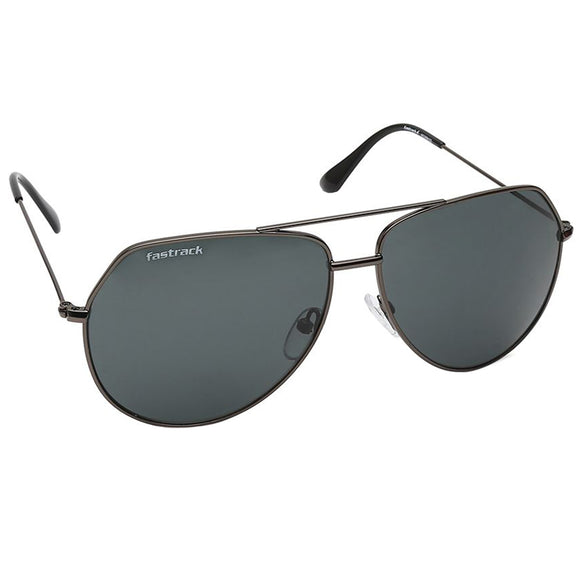 Fastrack M226BK5G Aviator Sunglasses Gunmetal / Black