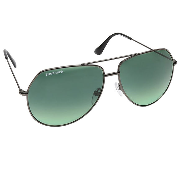 Fastrack M226GR4G Aviator Sunglasses Gunmetal / Green