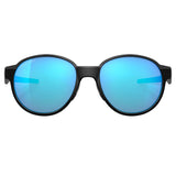 Oakley Coin Flip OO 4144 02 Round Sunglasses Size 53 Matte Black / Prizm Sapphire