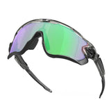 Oakley Jaw Breaker OO 9290 46 Sport Sunglasses Size - Free Size Grey Ink with PRIZM Road Jade