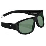 Fastrack P089GR5P Rectangle Polarized Sunglasses Black / Green