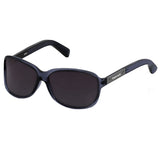Fastrack P161BK2F Oversized Sunglasses Size - 58 Grey / Black