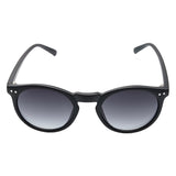 Fastrack P383BK12 Round Sunglasses Size - 49 Black / Grey