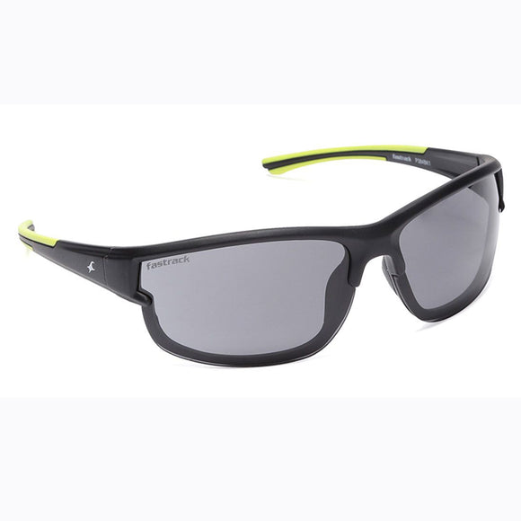 Fastrack P384BK1 Sports Sunglasses Size - 68 Black / Black