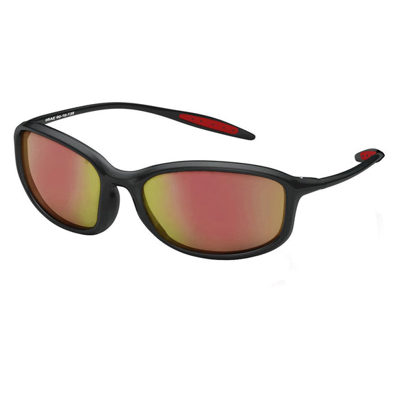 Fastrack P394RD2 Sports Sunglasses Black / Red