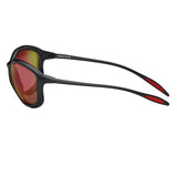 Fastrack P394RD2 Sports Sunglasses Black / Red
