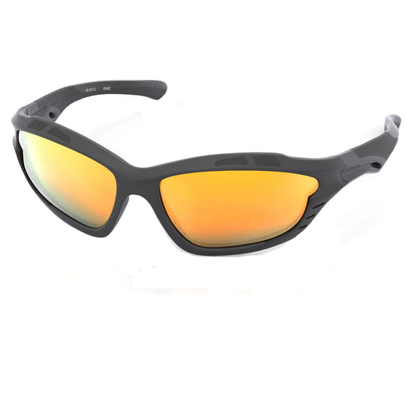 Fastrack P404RD2 Sports Sunglasses Black / Red