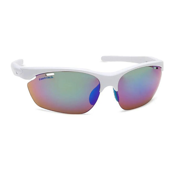 Fastrack P414GR2 Sports Sunglasses Size - 66 White / Multicolour