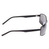Polaroid PLD 2045S 807/M9 Rectangle Sunglasses Size - 63 Black / Silver Mirror