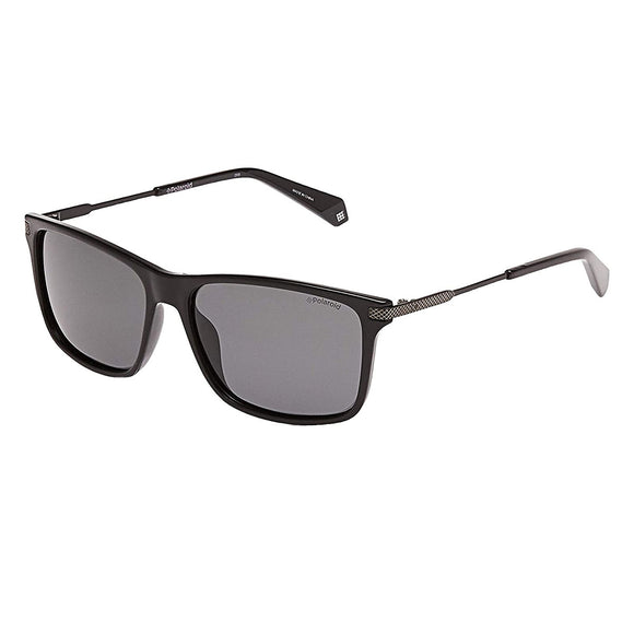 Polaroid PLD-2063S-003-M9-58 Square Sunglasses Size - 58 Black / Black