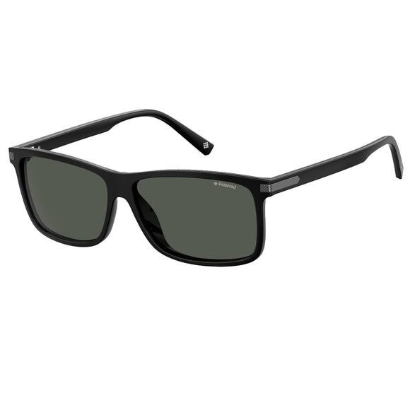 Polaroid PLD-2075SX-807-M9-59 Square Sunglasses Size - 59 Black / Black