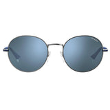 Polaroid PLD-2083GS-6LB-XN-62 Round Sunglasses Size - 62 Silver / Blue