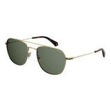 Polaroid PLD-2084GS-J5G-UC-57 Square Polarized Sunglasses Size - 57 Gold / Green