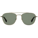 Polaroid PLD-2084GS-J5G-UC-57 Square Polarized Sunglasses Size - 57 Gold / Green