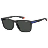 Polaroid PLD-2088S-0VK-M9-55 Rectangle Sunglasses Size - 55 Black / Black