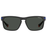 Polaroid PLD-2088S-0VK-M9-55 Rectangle Sunglasses Size - 55 Black / Black