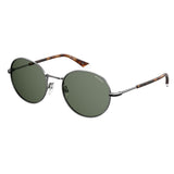 Polaroid PLD-2093GS-KJ1-UC-54 Round Sunglasses Size - 54 Silver / Green