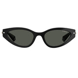 Polaroid PLD-4074S-807-M9-53 Cat-eye Sunglasses Size - 53 Black / Black