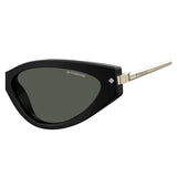 Polaroid PLD-4074S-807-M9-53 Cat-eye Sunglasses Size - 53 Black / Black