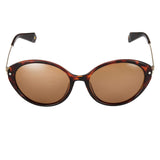 Polaroid PLD-4077FS-086-SP-57 Cat-Eye Sunglasses Size - 57 Brown / Brown