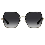 Polaroid PLD-4091S-2F7-WJ-58 Over-Size Sunglasses Size - 58 Gold / Grey
