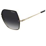 Polaroid PLD-4091S-2F7-WJ-58 Over-Size Sunglasses Size - 58 Gold / Grey