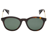 Polaroid PLD-6047SX-086-UC-51 Round Polarized Sunglasses Size - 51 Tortoise / Green