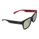Polaroid PLD-6053FS-OIT-LM-55 Wayfarer Sunglasses Size - 55 Black / Yellow
