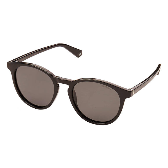 Polaroid PLD-6098S-807-M9-51 Round Sunglasses Size - 51 Black / Black