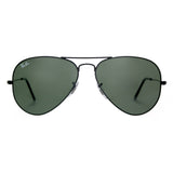 Ray-Ban RB-3025I-L2823-58 Aviator Sunglasses Size - 58 Black / Green