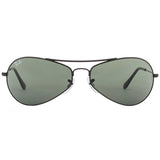 Ray-Ban RB-3306I-002-60 Oval Sunglasses Size - 60 Black / Green