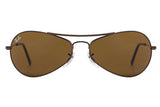 Ray-Ban RB-3306I-014-60 Oval Sunglasses Size - 60 Brown / Brown