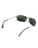 Ray-Ban RB-3334I-004-61 Rectangle Sunglasses Size - 61 Black / Black