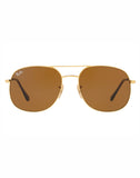 Ray-Ban RB-3599I-001-33-57 Aviator Sunglasses Size - 57 Golden / Brown