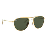 Ray-Ban RB-3656I-001-31-57 Aviator Sunglasses Size - 57 Gold with Green