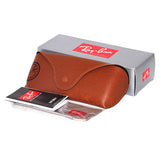 Ray-Ban RB-3334I-004-61 Rectangle Sunglasses Size - 61 Black / Black