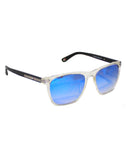 Tommy Hilfiger TH-1519-C5-53 Wayfarer Sunglasses Size - 55 Clear / Blue Mirrored