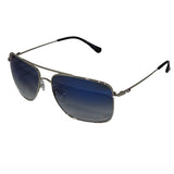 Tommy Hilfiger TH-1524-C1-62 Rectangle Sunglasses Size - 62 Silver / Blue