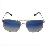 Tommy Hilfiger TH-1524-C1-62 Rectangle Sunglasses Size - 62 Silver / Blue