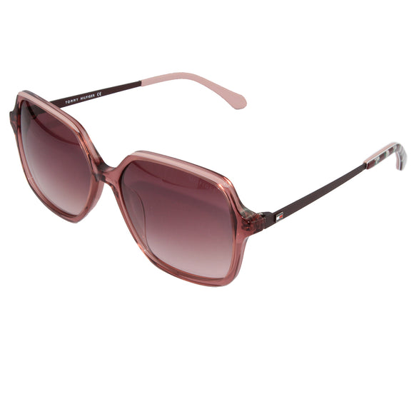 Tommy Hilfiger TH-1531-C3-56 Oversize Sunglasses Size - 56 Pink / Brown