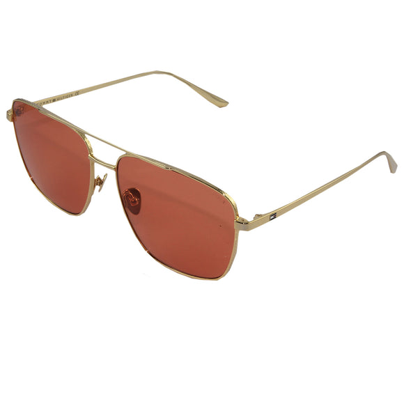 Tommy Hilfiger TH-1533-C3-60 Square Sunglasses Size - 60 Gold / Pink