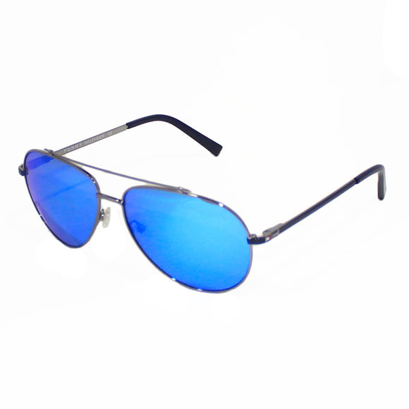 Tommy Hilfiger TH-2552-C2-58 Aviator Sunglasses Size - 58 Gunmetal / Blue