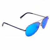 Tommy Hilfiger TH-2552-C2-58 Aviator Sunglasses Size - 58 Gunmetal / Blue