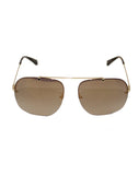 Tommy Hilfiger TH-2559-C2-58 Rectangle Sunglasses Size - 58 Gold / Brown