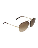 Tommy Hilfiger TH-2559-C2-58 Rectangle Sunglasses Size - 58 Gold / Brown