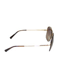 Tommy Hilfiger TH-2559-C2-58 Rectangle Sunglasses Size - 58 Gold / Brown
